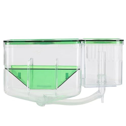 Aquarium Fish Breeding Box, Double - Layer Isolation Incubator for Small Fish Shrimp, Newborn Fry Spawning Box with Insert Tray, for Injured or Aggressive Fish in