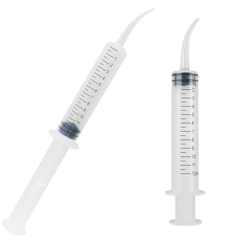 TAODAN 10PCS 12ml Pet Liquid Syringe White Polypropylene Plastic Small Animal Feeding Utensils Suitable for Oral Care DIY Glue Art Woodworking