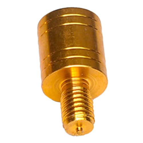 2Pcs Fishing Landing Net Thread Adaptor Alloy Fishing Poles Connector Fishing Landing Harpoons Dip Parts Easy to Install Net Head Adapter