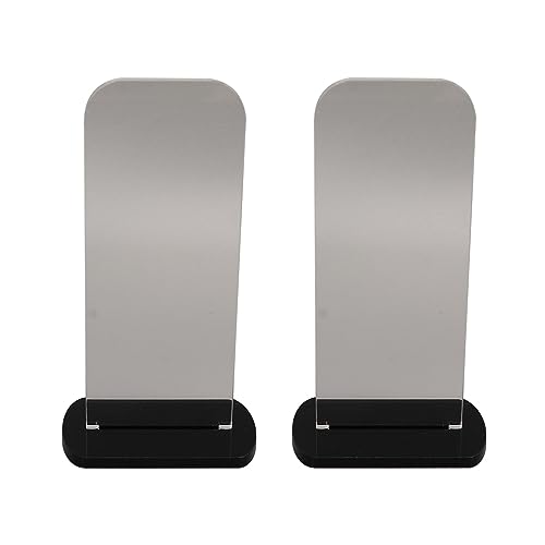 Yosoo Health Gear Boxing Glove Stand 2Pcs Sturdy Acrylic Boxing Glove Rack, Vertical Boxing Glove Display Stand Acrylic Gloves Holder, 3.1x2.0x5.9in Sports Gloves Display Storage Rack (Black) - color: Black