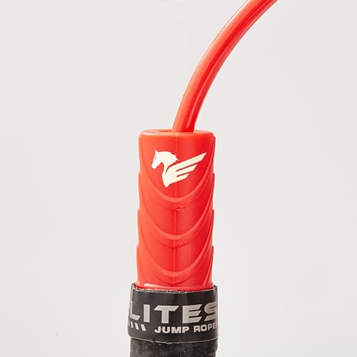 Elite Jumps Freestyle PVC Jump Rope Bundle - Premium Quality Adult Jump Ropes for Fitness - Lightweight Cardio Skipping Jump Rope for Exercise and Training - Unbreakable Grip Tape Handles - color: Turquoise