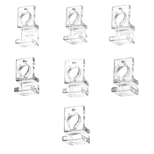 Peiiwdc Aquarium Lid Holder for Various Fish Tanks Aquarium Cover Bracket Clamp Stand Fishtank Habitat Supplies 10PCS Fish Habitat Accessory - color: Suitable for 10mm