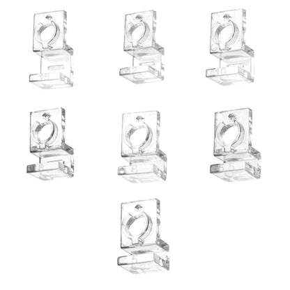Peiiwdc Aquarium Lid Holder for Various Fish Tanks Aquarium Cover Bracket Clamp Stand Fishtank Habitat Supplies 10PCS Fish Habitat Accessory - color: Suitable for 8 mm