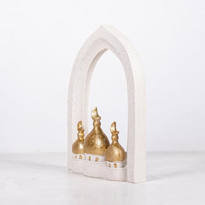 Ramadan Celebration Statue - This Beautifully Handcrafted Resin Ornament Features Intricate Detailing and Makes a Meaningful - color: Ramadan Celebration Statue