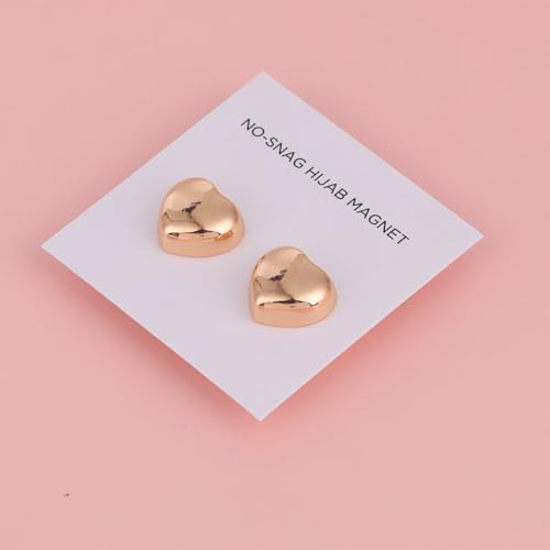2PCS Hijab Scarf Clips - Strong Metal Plating, No Hole Pins, Brooches, Luxury Accessory for Muslim Scarf - Stylish & Secure Hijab Holders, As spec, Metal
