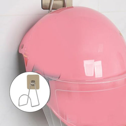 VOSAREA Helmet Wall Hook Self-Adhesive Motorcycle Helmet Storage Rack Wall-Mounted Holder for Safe and Convenient