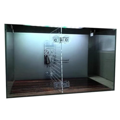 Aquarium Fish Tank Divider, Fish Tank Transparent Isolation Board Acrylic Separation Partition Network Partition Prevent Fish, Turtle Fight Attack Each Clear, - size: 28 X50cm