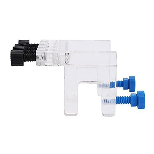 Aquarium Pipe Clip Clamp Holder, Aquarium dosing Pump tubing Holder, Acrylic Aquarium Soft Tube Fixture Holder for Holding Dosing Pump Soft Hose
