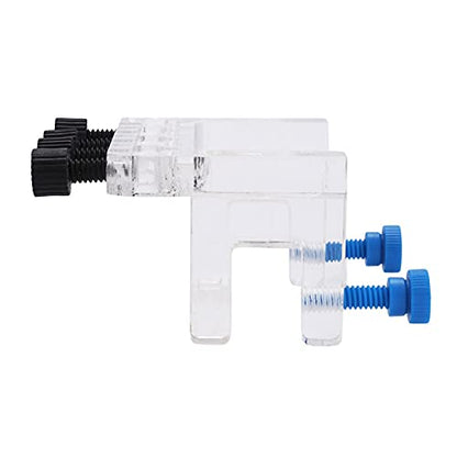 Aquarium Pipe Clip Clamp Holder, Aquarium dosing Pump tubing Holder, Acrylic Aquarium Soft Tube Fixture Holder for Holding Dosing Pump Soft Hose