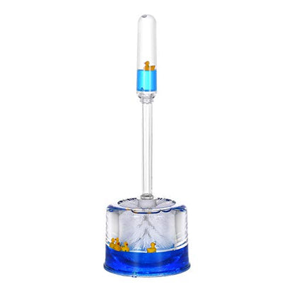 5 Piece Acrylic Liquid 3D Floating Motion Bathroom Vanity Accessory Set Duck - size: 5-piece, style: Duck