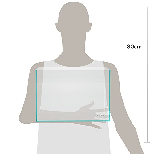 36P Nano Rimless Low-Iron Aquarium, 5 Gal, 14.2x8.7x10.2in | 36x22x26cm; shrimp, nano fish, planted; 5mm glass - size: 05Gal W14.2×D8.7×H10.2 in(36x22x26cm)