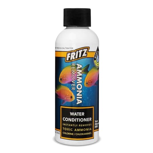 Fritz Aquatics ACCR Water Conditioner Instantly Removes Toxic Ammonia/Chlorine & Chloramines for Fresh & Salt Water Aquariums (4-Ounce) - size: 4 oz