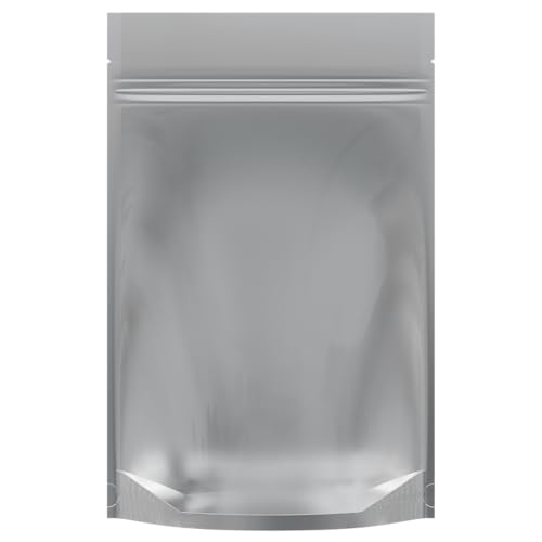Mylar Style Barrier Bags – Zipper w/Heat Seal – 100 Bags (Gloss Gold/Clear, 1 Ounce - 6?x9.25?x2.33?) - color: Gloss Gold / Clear, size: 6x9.25x2.33 Inch (Pack of 100)