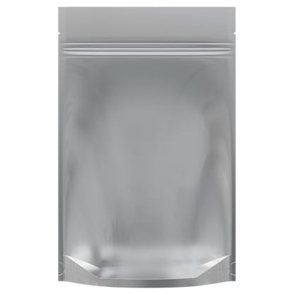 Mylar Style Barrier Bags – Zipper w/Heat Seal – 100 Bags (Gloss Gold/Clear, 1 Ounce - 6?x9.25?x2.33?) - color: Gloss Gold / Clear, size: 6x9.25x2.33 Inch (Pack of 100)