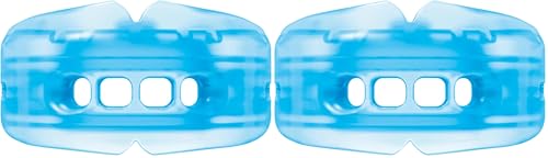 Double Braces Strapless Mouth Guard,Blue,Adult,(Pack of 2) - color: Blue, size: Adult: 12+ yrs (Pack of 2)