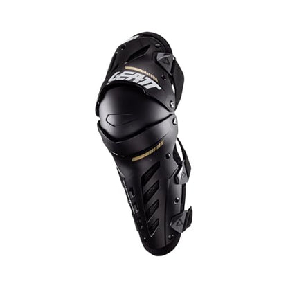 Leatt Unisex-Adult Motorcycle Pivoting Knee and Shin Hard Shell Impact Foam Guard - color: Black, size: Large/X-Large