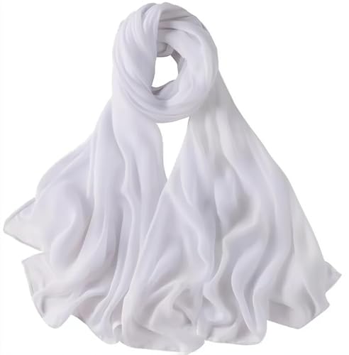 Stylish Premium Modal Viscose Hijabs for Women - color: White