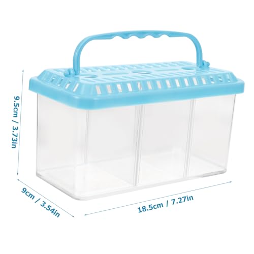 TOYANDONA Transparent Fish Breeding Tank Isolation Box Removable Divider for Betta Fish Safe Feeding System for Breeding and Isolation Aquariums