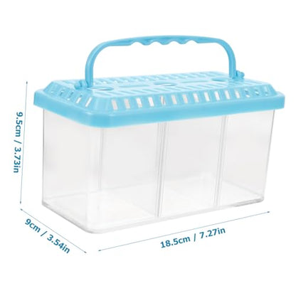 TOYANDONA Transparent Fish Breeding Tank Isolation Box Removable Divider for Betta Fish Safe Feeding System for Breeding and Isolation Aquariums