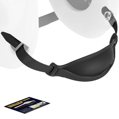 Trymaker Wrestling Headgear Chin Cup Strap Universal, Soft Secure Fit Wrestling Chin Strap for Adults Youth, Non-Slip - color: Black