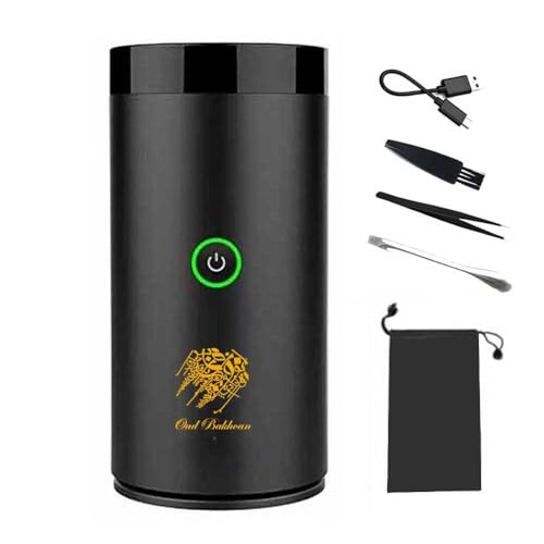 Bakhoor USB Incense Burner Electric Mabkhara for Car, Home and Office Fragrance