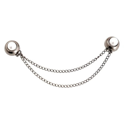 Magnets for Clothing,Magnetic Retaining Buckle | Multifunctional Magnetic Clothing Clips, Powerful Hijab Magnets with Chain - color: Black