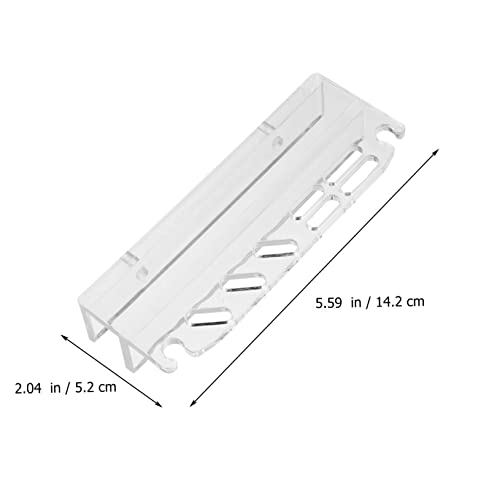 KESYOO Water Grass Tool Organizer Acrylic Cleaning Tool Holder Fish Tank Storage Rack