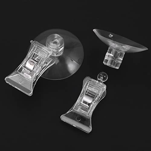 BESPORTBLE Aquarium Tool 10pcs Fish Tank Suction Cup Feeding Clips Easy Install/uninstall Feeding Accessory