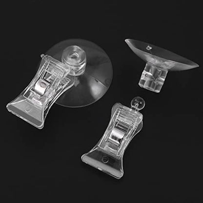 BESPORTBLE Aquarium Tool 10pcs Fish Tank Suction Cup Feeding Clips Easy Install/uninstall Feeding Accessory