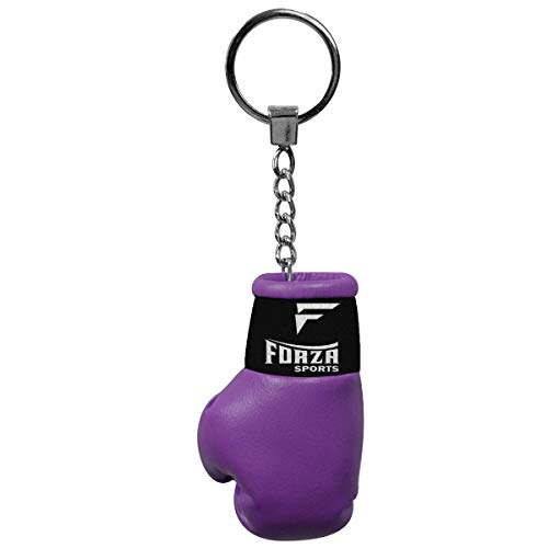 Mini Boxing Glove Keychain - color: Purple
