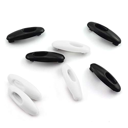 NX Garden Hijab Pin 8 PCS Muslim Women Hijab Hijab Sari Pins Black and White Safety Pins Plastic Scarf Clip