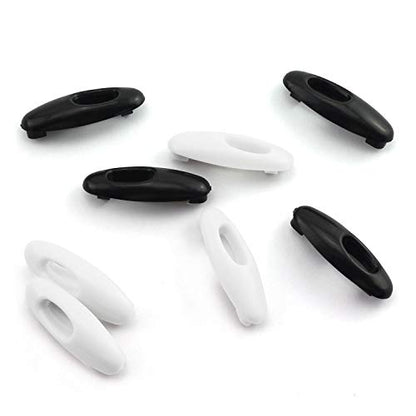 NX Garden Hijab Pin 8 PCS Muslim Women Hijab Hijab Sari Pins Black and White Safety Pins Plastic Scarf Clip