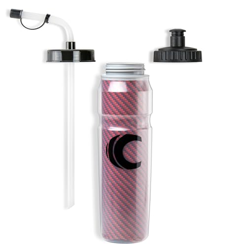 Cannon Sports 28oz Insulated Squeeze Water Bottle with Straw, Leak Proof Lids, 2 lids (Straw and Squeeze), Double Wall Insulation, Wide Mouth, BPA-Free (Red) - color: Red