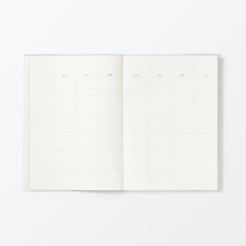 Mujin Ryohin Dateless Schedule Notebook Monthly/Daily A5・Monthly 12 Months・Daily 366 Days 84925320 - size: A5