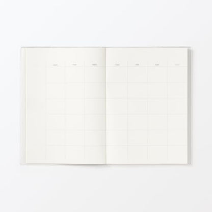 Mujin Ryohin Dateless Schedule Notebook Monthly/Daily A5・Monthly 12 Months・Daily 366 Days 84925320 - size: A5
