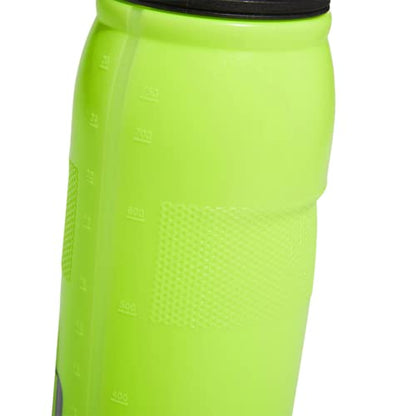 adidas 750 ML (28 oz) Stadium Refillable Plastic Sport Water Bottle - color: Signal Green/Black
