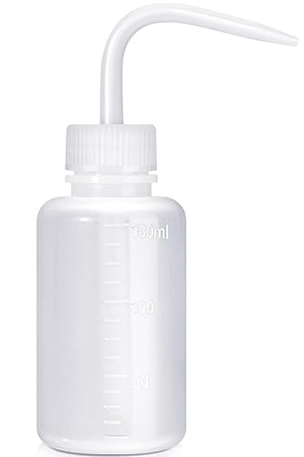 Valchoose 150ML Premium Eyelash Water Bottle, Visible Scale, White, 1 Pack - color: White, size: 5.1 Ounces