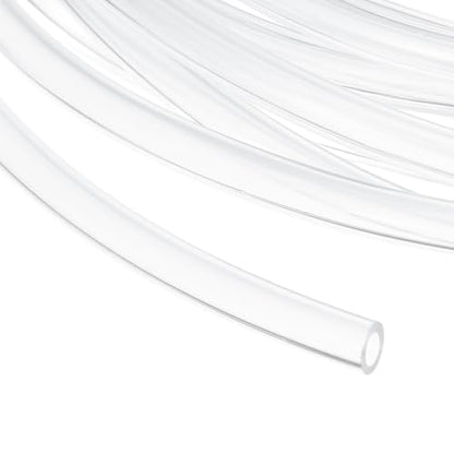 uxcell 1/8 Inch Clear PVC Tubing, 3mm ID x 5mm OD - 15ft PVC Tube Lightweight Vinyl Hose, Transparent Flexible Plastic Water Tubing for Air Oil Water Transfer Aquarium Irrigation - size: 3mm ID x 5mm OD