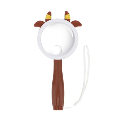Rongon 10X Kids Magnifying Glass Handheld Magnifier (Mavericks Style) | Maverick shape magnifier student exploring nature, scientific experiment Observing insect animal plant leaves explore reading - color: Mavericks Style 1pcs