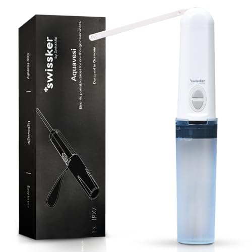 Swissker by Swissklip Portable Bidet Travel Sprayer – Rechargeable Handheld