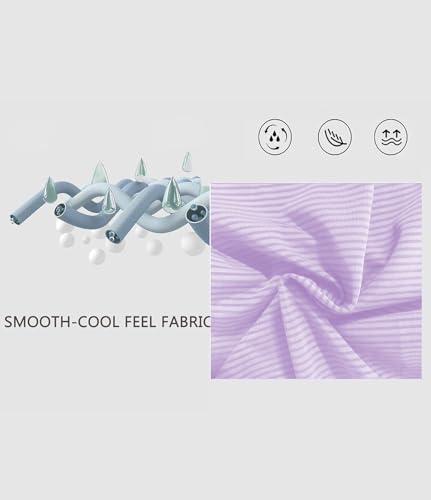 Women's Golf Cooling Shawl Outdoor Sun Protection Arm Sleeves - color: Y-purple, size: Large