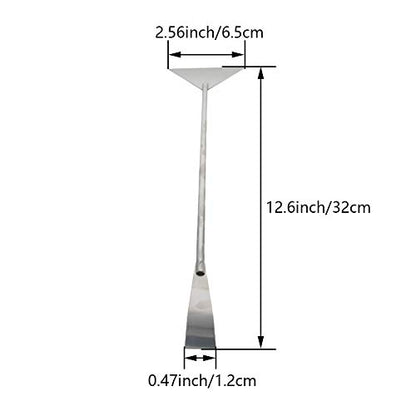 Heyiarbeit Substrate Spatula Stainless Steel Aquarium Fish Tank Aquatic Plants Tool 1pcs