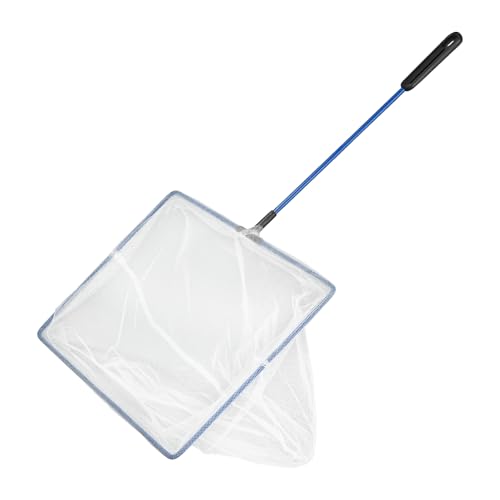 AQUANEAT Aquarium Fish Net, Small Fish Tank Cleaning Net, Food Wastes Skimmer for Small Ponds and Pools - size: 10 inch