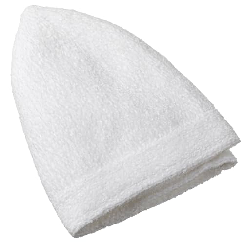 Modefa Islamic Prayer Kufi Hats for Men Chenille Knitted Stretchable Muslim Cap One-Size Fit - color: White