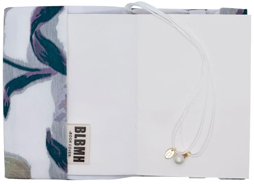 BLBMH 5x8 Book Cover | Handmade Non-Stretch Fabric Sleeve with Bookmark | for Paperback Bible Journal | Privacy Reading Gift for Women - Tulip - color: Tulip