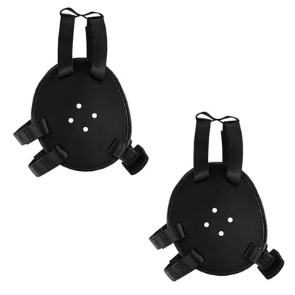 ROAR-INT Kid's Ear Guard BJJ Grappling Head Guard Adjustable Wrestling Headgear for Boys and Girls Earguard MMA Jiu Jitsu (Black/Black (2Pcs)) - color: Black/Black (2pcs)