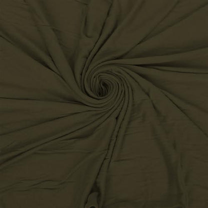 Hijab Scarf for Women Soft Cotton Muslim Jersey Hijab Head Wrap Scarves Fashion Long Scarf Shawls - color: Army Green