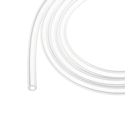 1m(3.3ft) 4mm(0.16") ID x 7mm(0.28") OD Silicone Tubing Clear Industrial Plastic Tubing Pure Silicone Hoses for Pump Siphoning Draining Irrigation Brewing - color: Clear, size: 0.16" x 0.28"