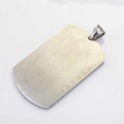Muslim Allah Ayat al-Kursi Stainless Steel Pendant Necklace Islamic Religious Jewelry Arabic Pendant - color: Only pendant
