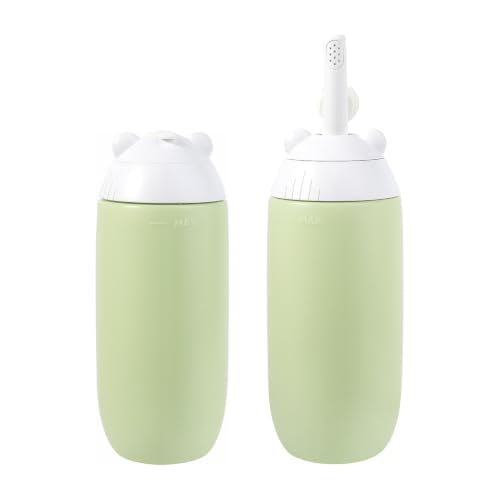 Clirass Rotatable Nozzle Portable Bidet – 360ml Touch-Free Nozzle Peri Bottle, Leak-Proof Travel Handheld Bidet for Postpartum Care, Personal Hygiene, Camping & Outdoor Use (Green)